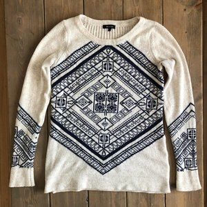 RW&CO Cotton Wool Blend Knit Sweater | Size XS